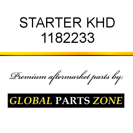 STARTER KHD 1182233