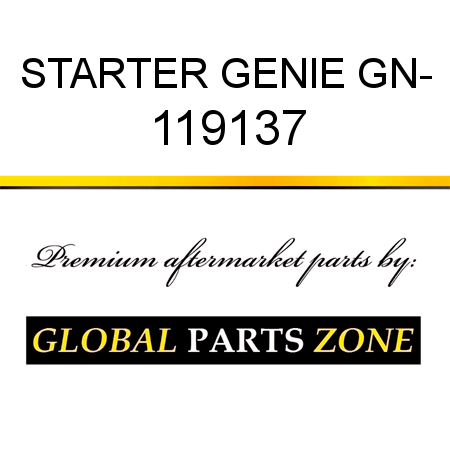 STARTER GENIE GN- 119137