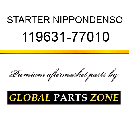 STARTER NIPPONDENSO 119631-77010