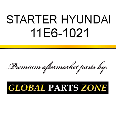 STARTER HYUNDAI 11E6-1021