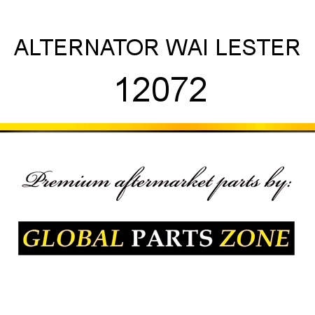 ALTERNATOR WAI LESTER 12072