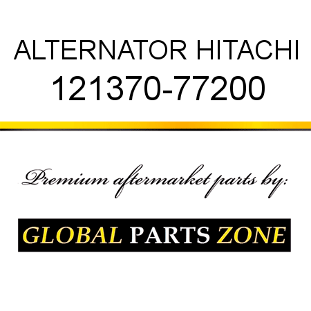 ALTERNATOR HITACHI 121370-77200