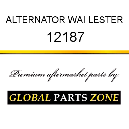 ALTERNATOR WAI LESTER 12187