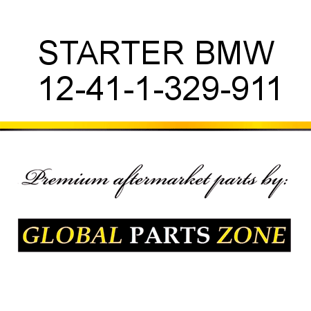 STARTER BMW 12-41-1-329-911