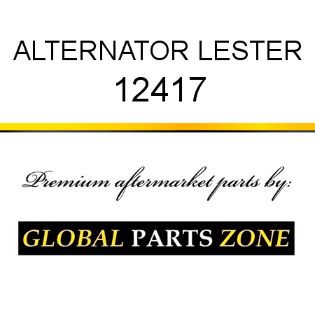 ALTERNATOR LESTER 12417