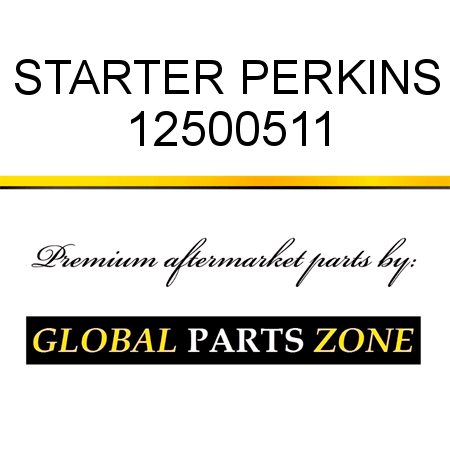 STARTER PERKINS 12500511