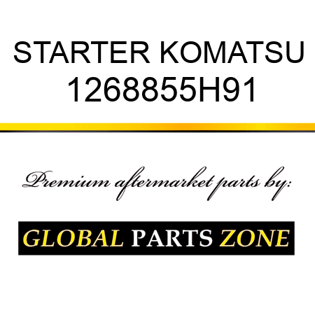 STARTER KOMATSU 1268855H91