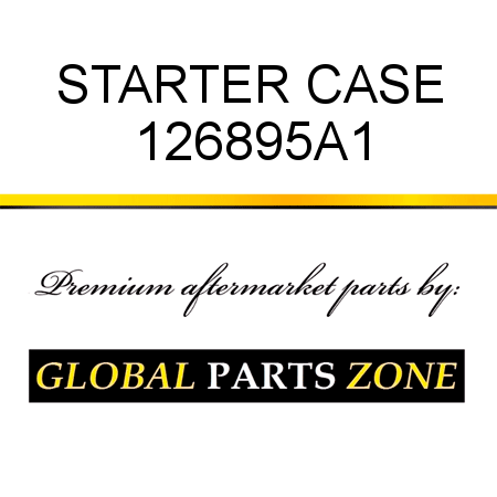 STARTER CASE 126895A1