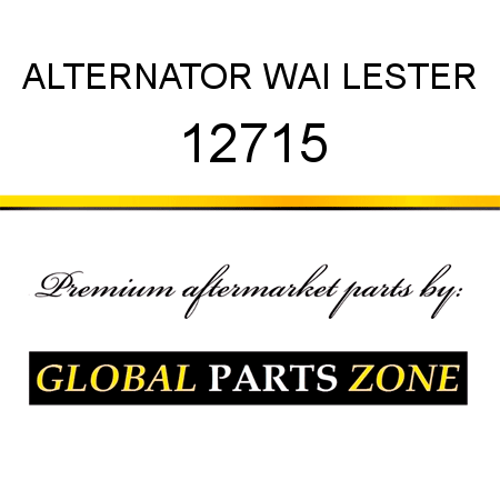 ALTERNATOR WAI LESTER 12715