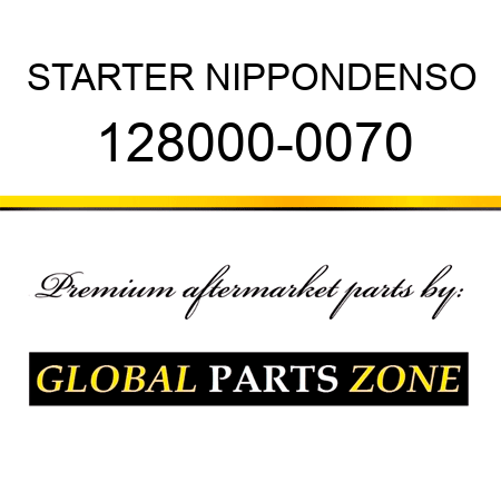 STARTER NIPPONDENSO 128000-0070