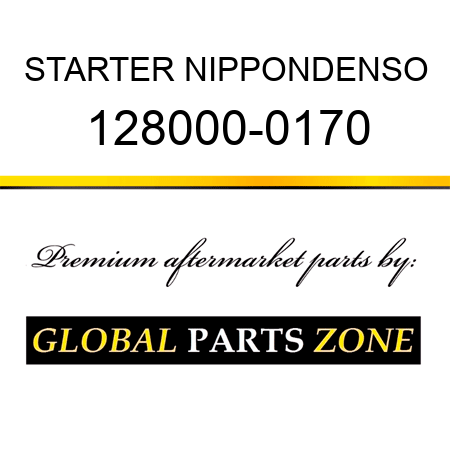 STARTER NIPPONDENSO 128000-0170