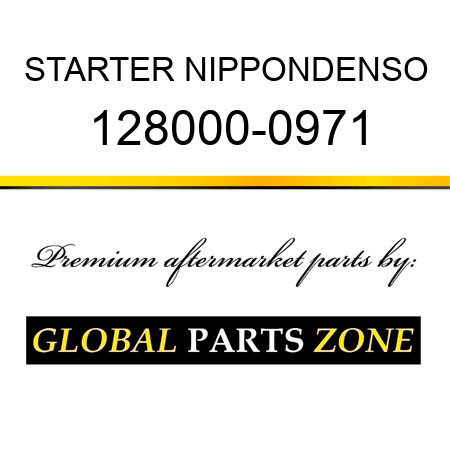 STARTER NIPPONDENSO 128000-0971