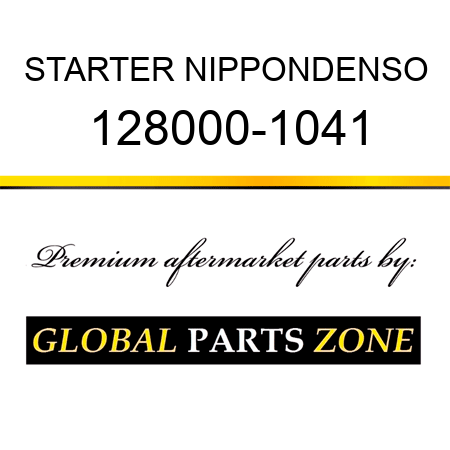 STARTER NIPPONDENSO 128000-1041