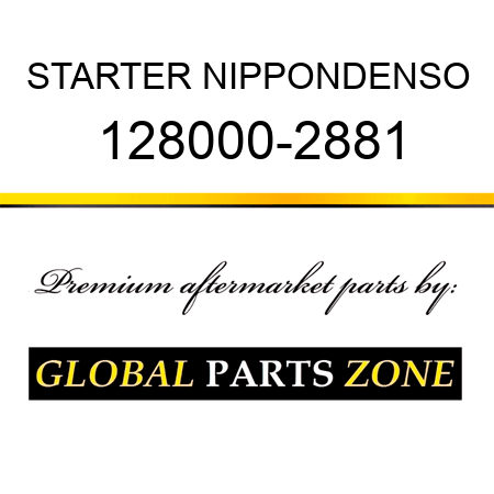 STARTER NIPPONDENSO 128000-2881