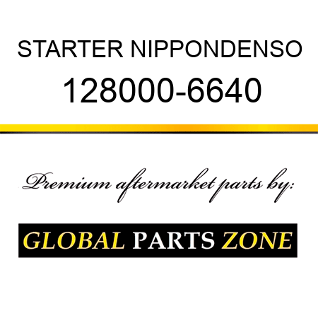 STARTER NIPPONDENSO 128000-6640