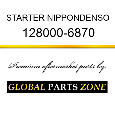 STARTER NIPPONDENSO 128000-6870