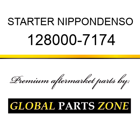 STARTER NIPPONDENSO 128000-7174
