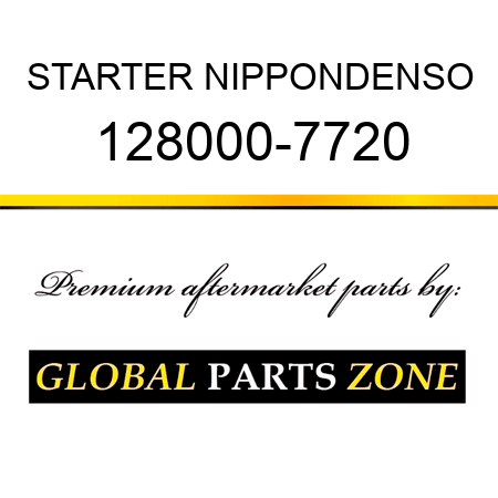 STARTER NIPPONDENSO 128000-7720