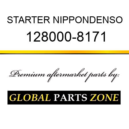 STARTER NIPPONDENSO 128000-8171