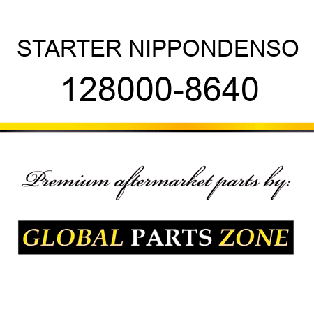 STARTER NIPPONDENSO 128000-8640