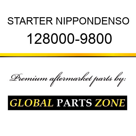 STARTER NIPPONDENSO 128000-9800