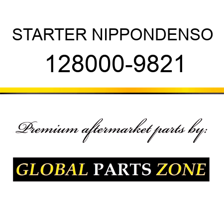 STARTER NIPPONDENSO 128000-9821