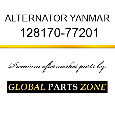 ALTERNATOR YANMAR 128170-77201