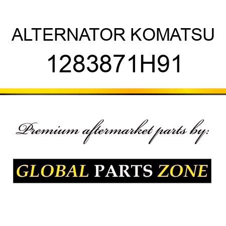 ALTERNATOR KOMATSU 1283871H91