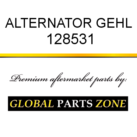 ALTERNATOR GEHL 128531