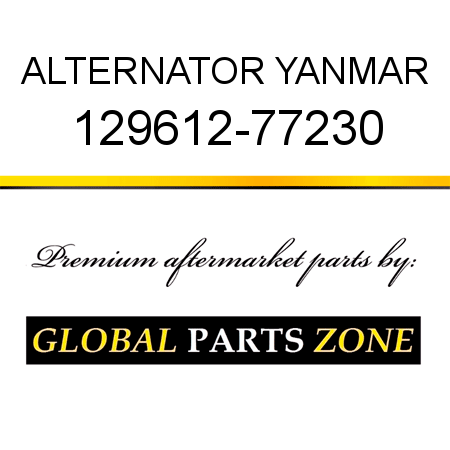 ALTERNATOR YANMAR 129612-77230