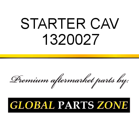 STARTER CAV 1320027