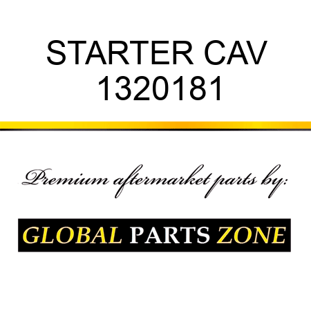 STARTER CAV 1320181