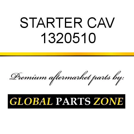 STARTER CAV 1320510