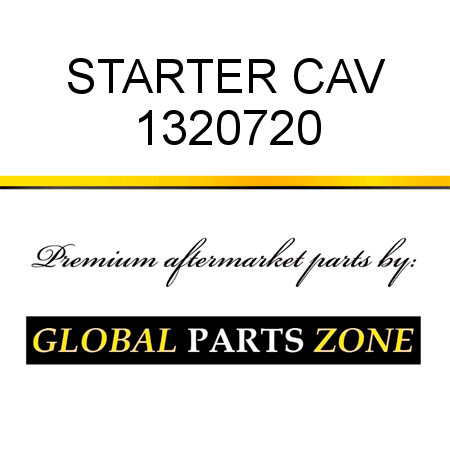 STARTER CAV 1320720