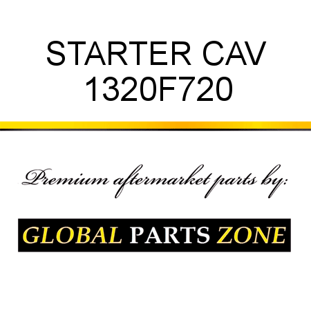 STARTER CAV 1320F720