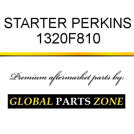 STARTER PERKINS 1320F810