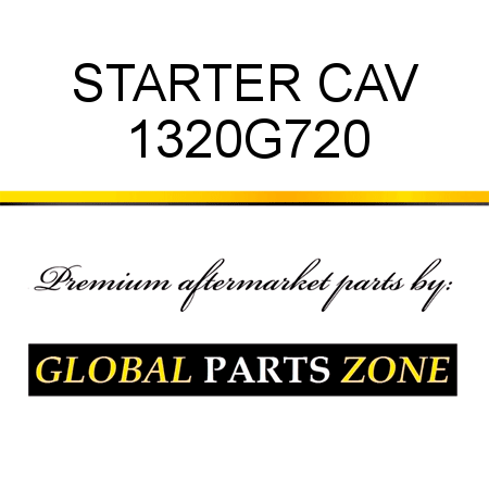 STARTER CAV 1320G720