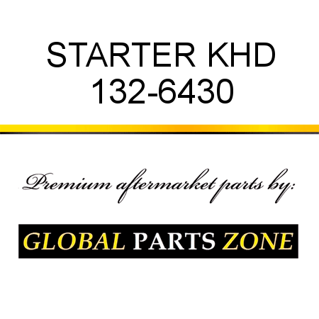 STARTER KHD 132-6430