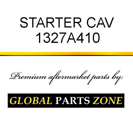 STARTER CAV 1327A410