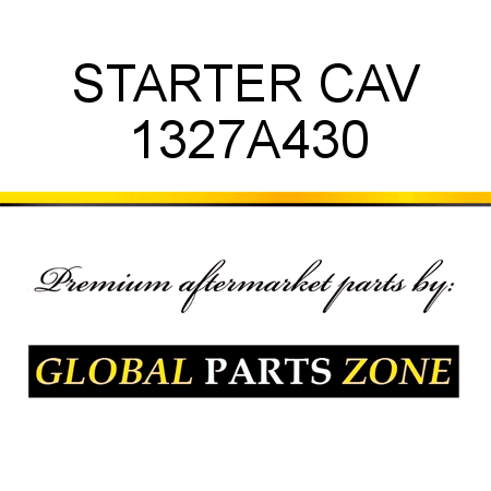 STARTER CAV 1327A430