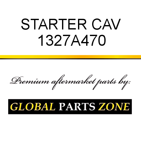 STARTER CAV 1327A470