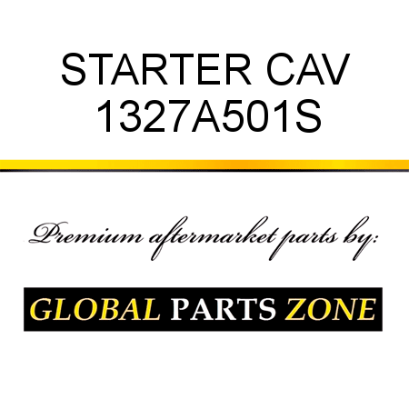 STARTER CAV 1327A501S