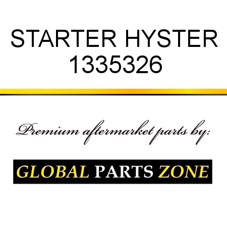 STARTER HYSTER 1335326