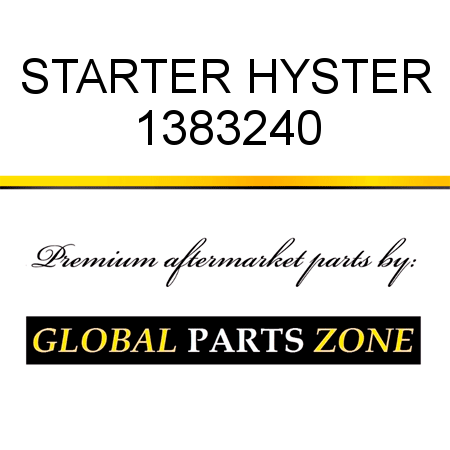 STARTER HYSTER 1383240