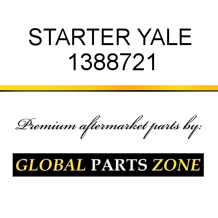 STARTER YALE 1388721