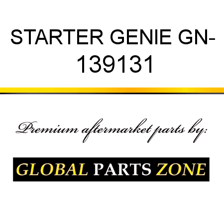 STARTER GENIE GN- 139131