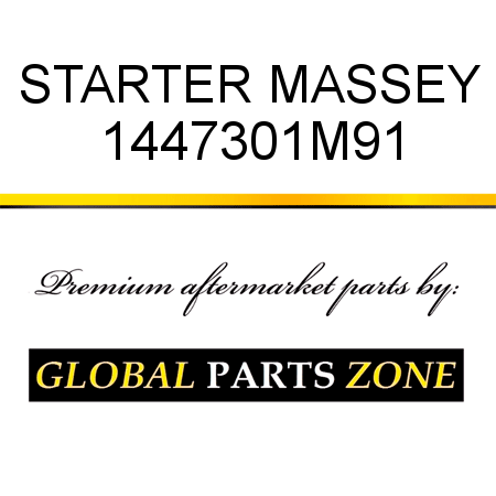 STARTER MASSEY 1447301M91