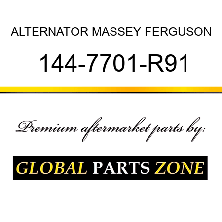 ALTERNATOR MASSEY FERGUSON 144-7701-R91