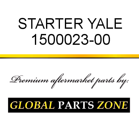 STARTER YALE 1500023-00
