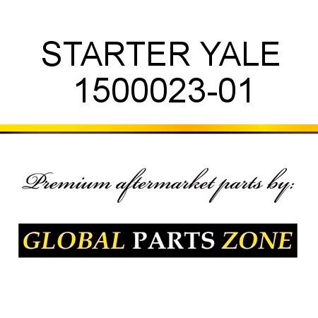 STARTER YALE 1500023-01